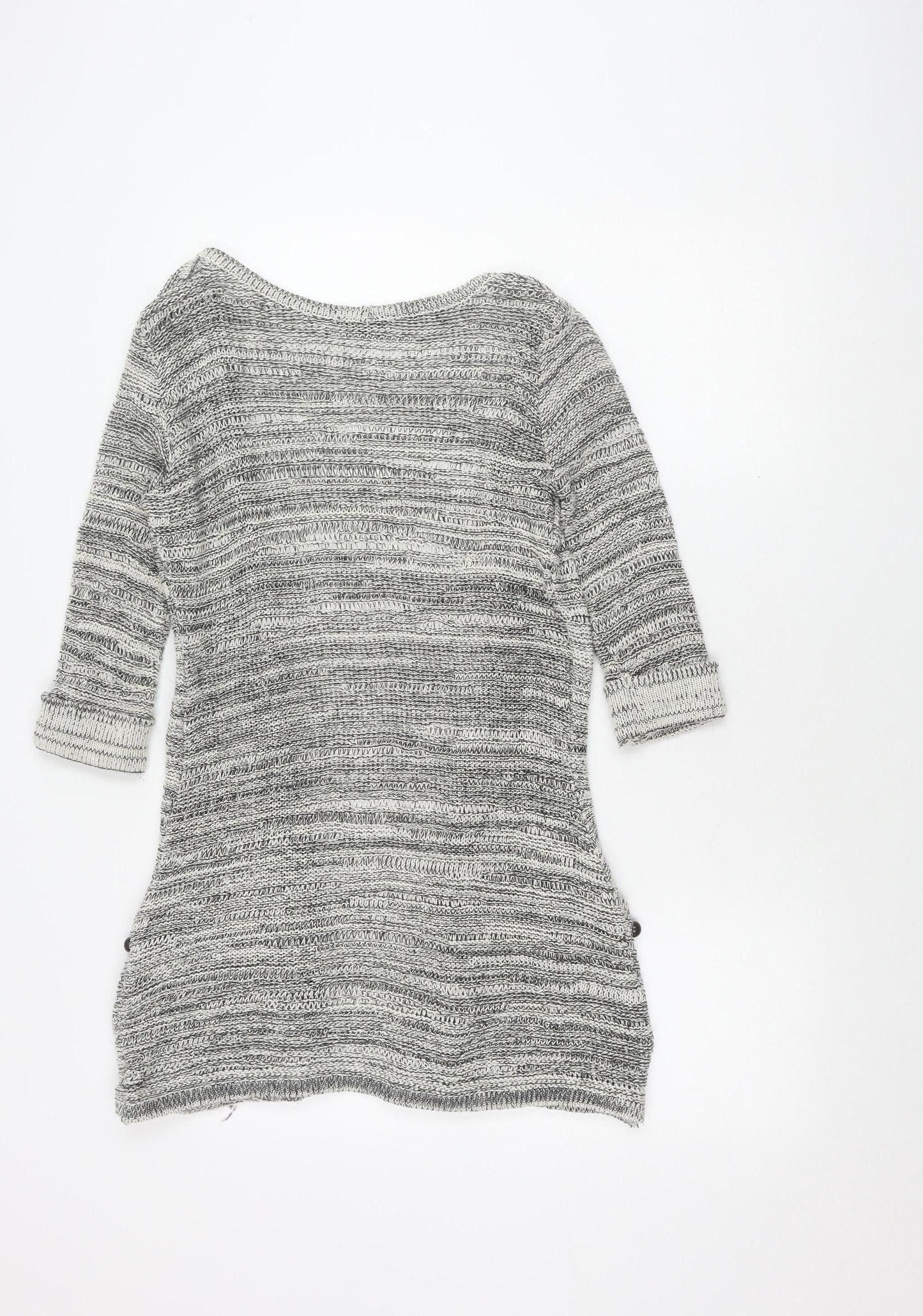 Womens UK Size 8 River Island Grey Cardigan Jumper