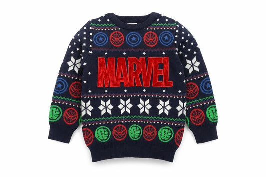 Marvel Boys Multicoloured Pullover Jumper 2-3 Years