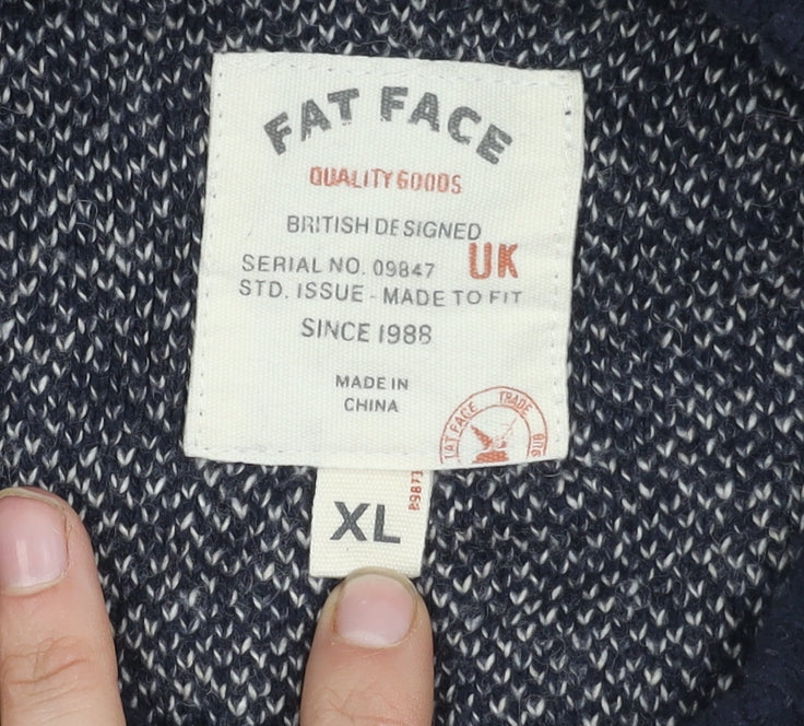 Fat Face Men's Blue XL Pullover Jumper