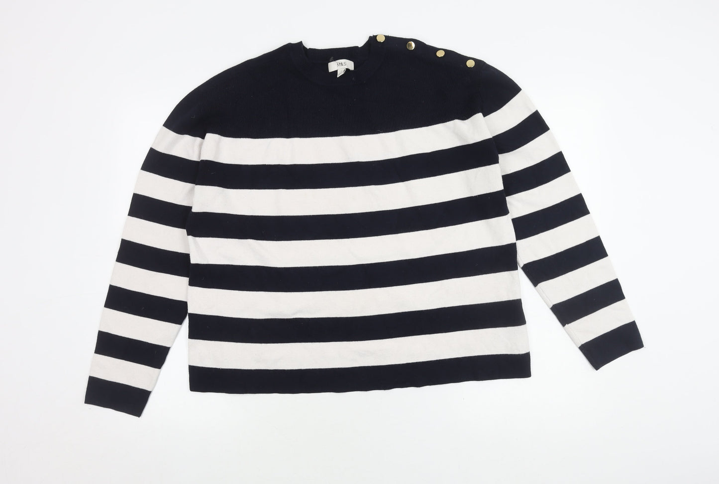 Womens UK Size L Marks and Spencer Multicoloured  Jumper