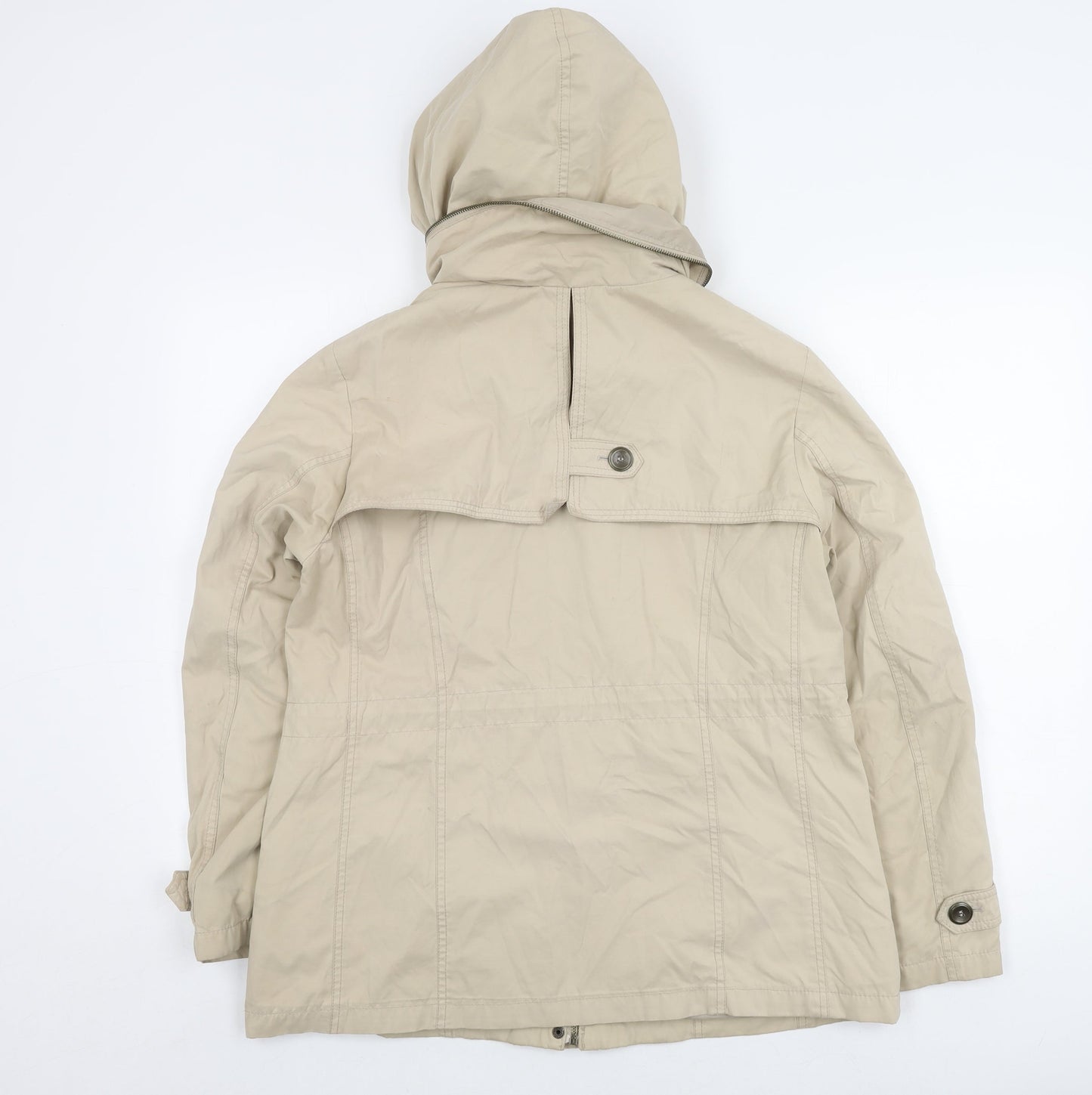 John Lewis Women's Beige Parka Jacket Size 12