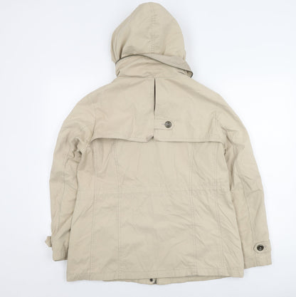 John Lewis Women's Beige Parka Jacket Size 12