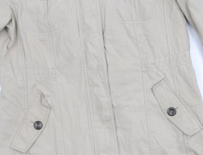 John Lewis Women's Beige Parka Jacket Size 12