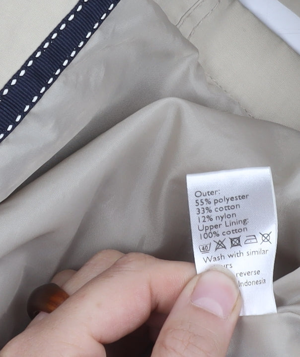 John Lewis Women's Beige Parka Jacket Size 12