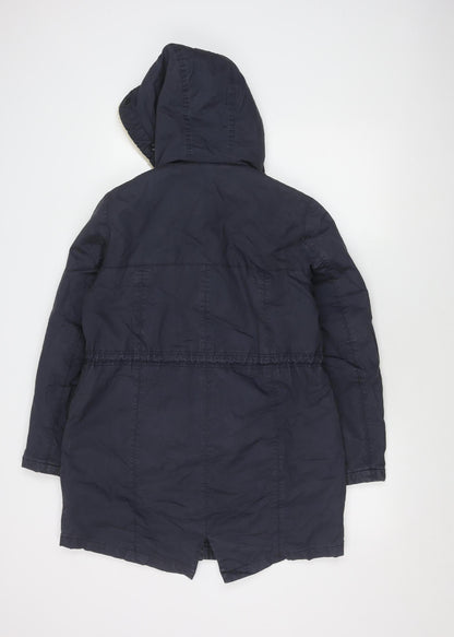 Lauren Ralph Lauren Women's Blue Parka Jacket - Size S