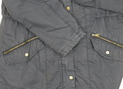 Lauren Ralph Lauren Women's Blue Parka Jacket - Size S