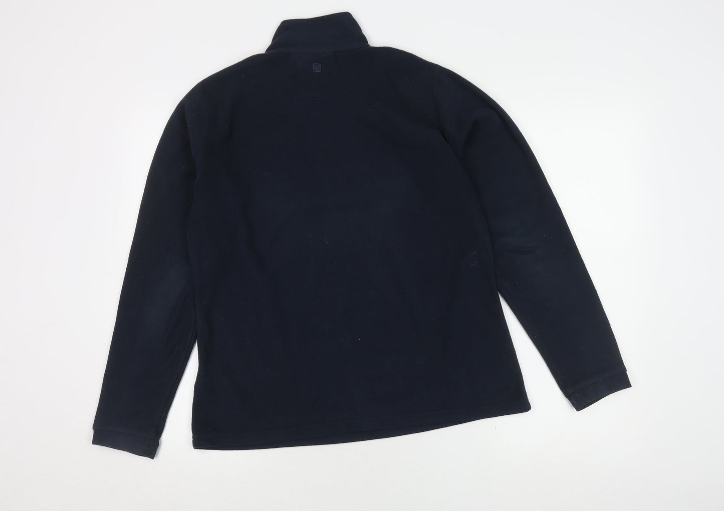 Mens UK Size 12 Plus Mountain Warehouse Blue Henley Sweatshirt