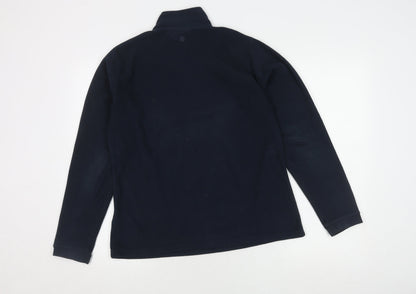 Mens UK Size 12 Plus Mountain Warehouse Blue Henley Sweatshirt