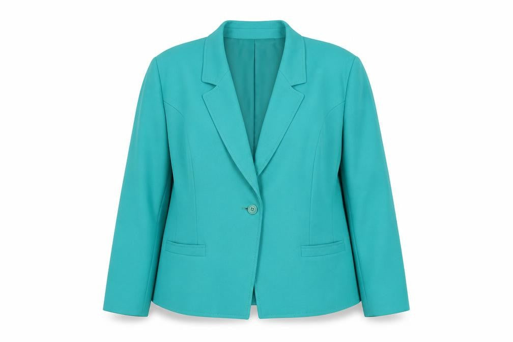 Womens UK Size 18 Eastex Regular Green Blazer