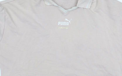 Puma Beige Women's Pullover Sweatshirt, Size S