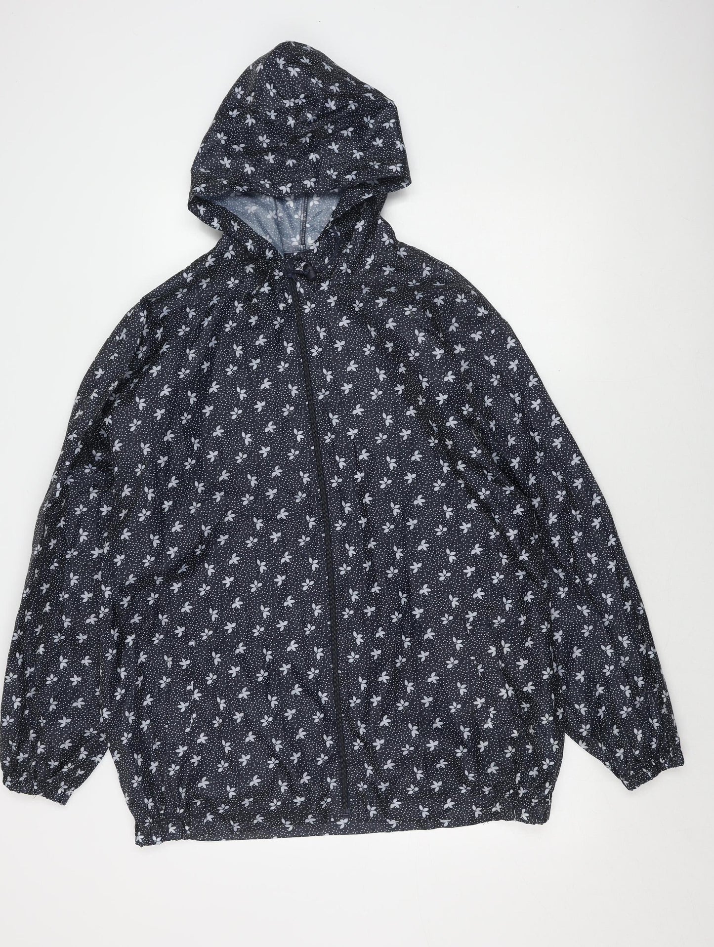 Womens UK Size M Arctic Storm Black Puffer Jacket