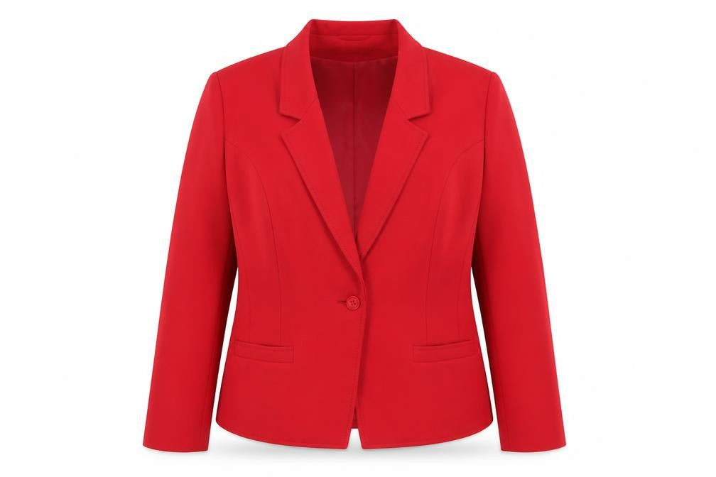 Womens UK Size 16 Eastex Regular Red Blazer