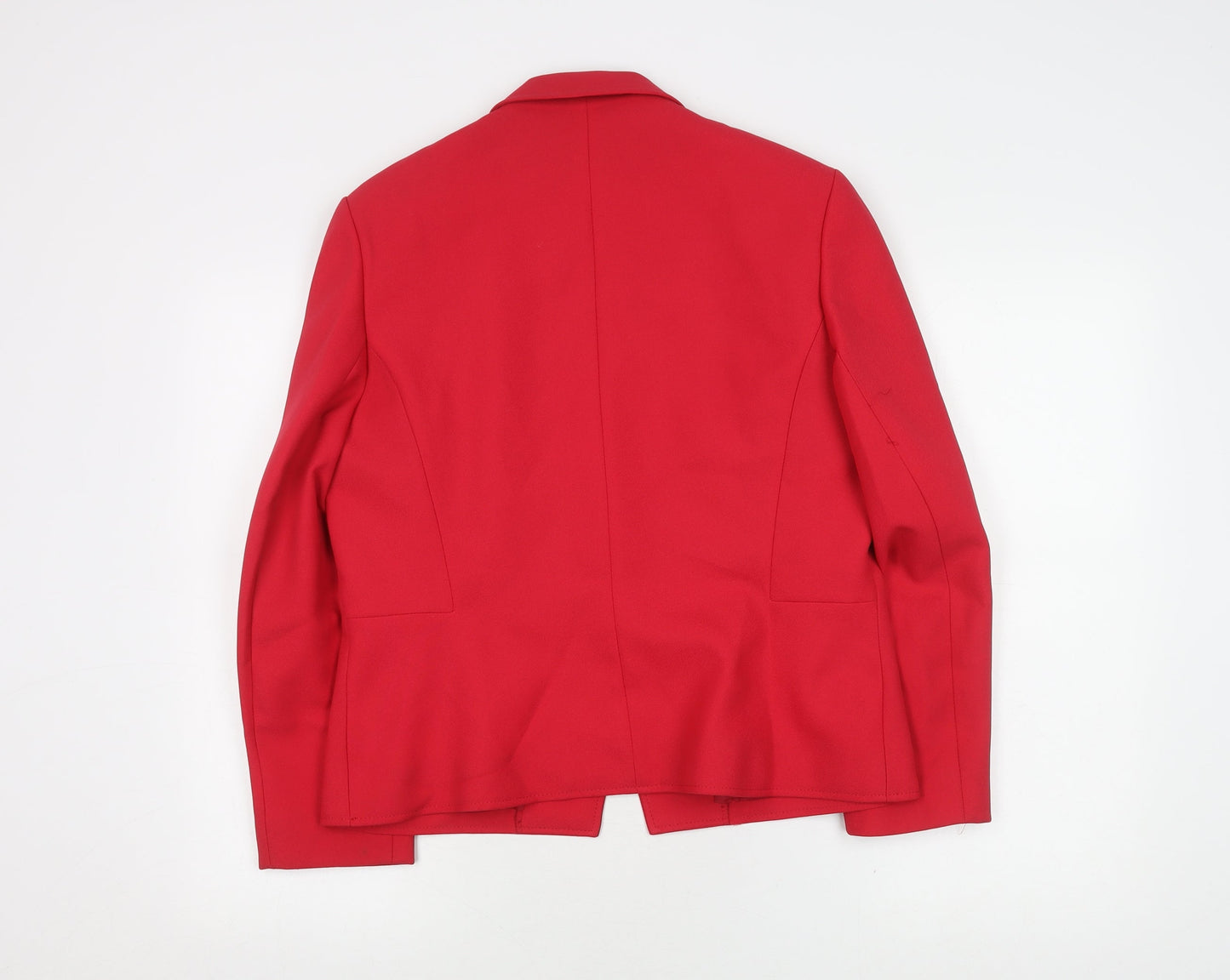 Eastex Women's Red Blazer, Size 16, Lined, Polyester