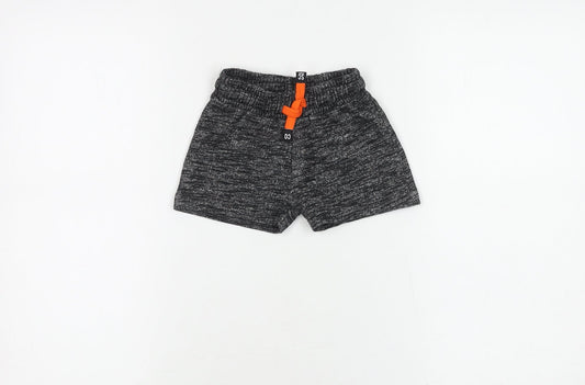 SoulCal & Co Unisex Baby Black Shorts 6-12 Months
