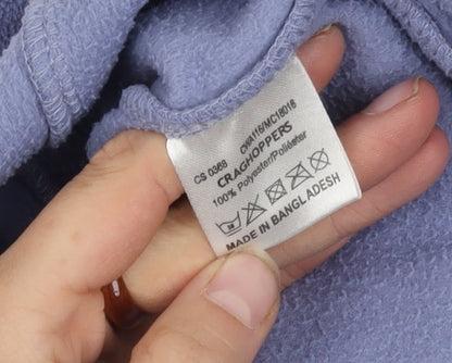 Craghoppers Women's Blue Sweatshirt UK 14 - Outdoor Casual