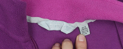 Regatta Women's Purple Fleece Pullover Sweatshirt Size 10