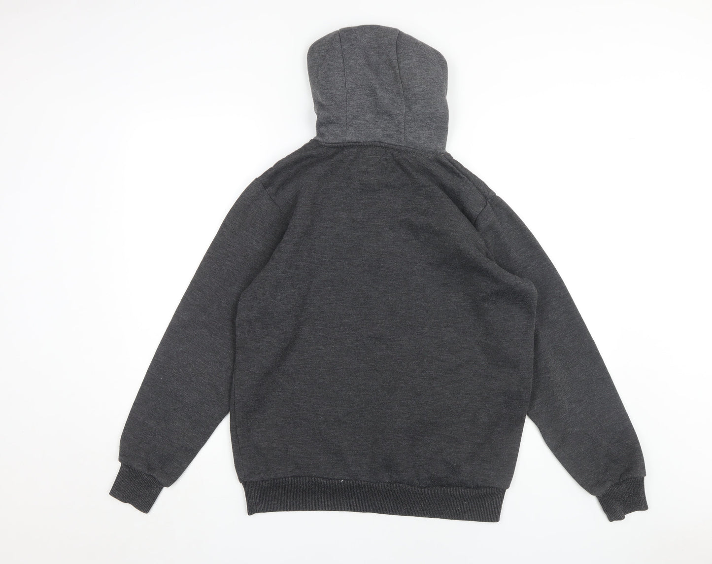 Mens UK Size S Lonsdale Grey Pullover Hoodie