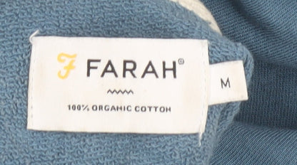 Mens UK Size M Farah Blue Pullover Sweatshirt