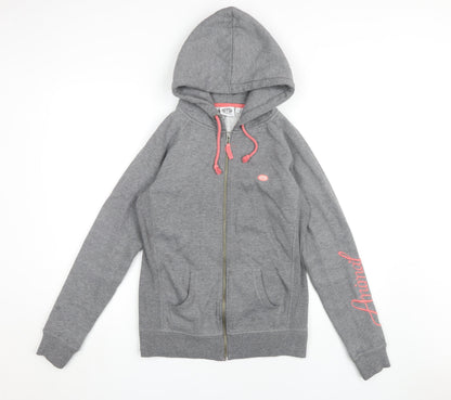 Animal Grey Full Zip Hoodie Women Size 10 Casual