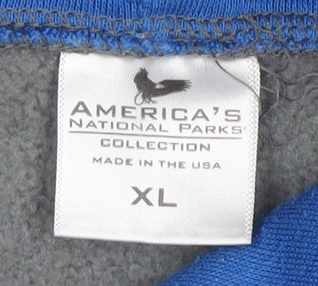America's National Parks Men's XL Grey Hoodie