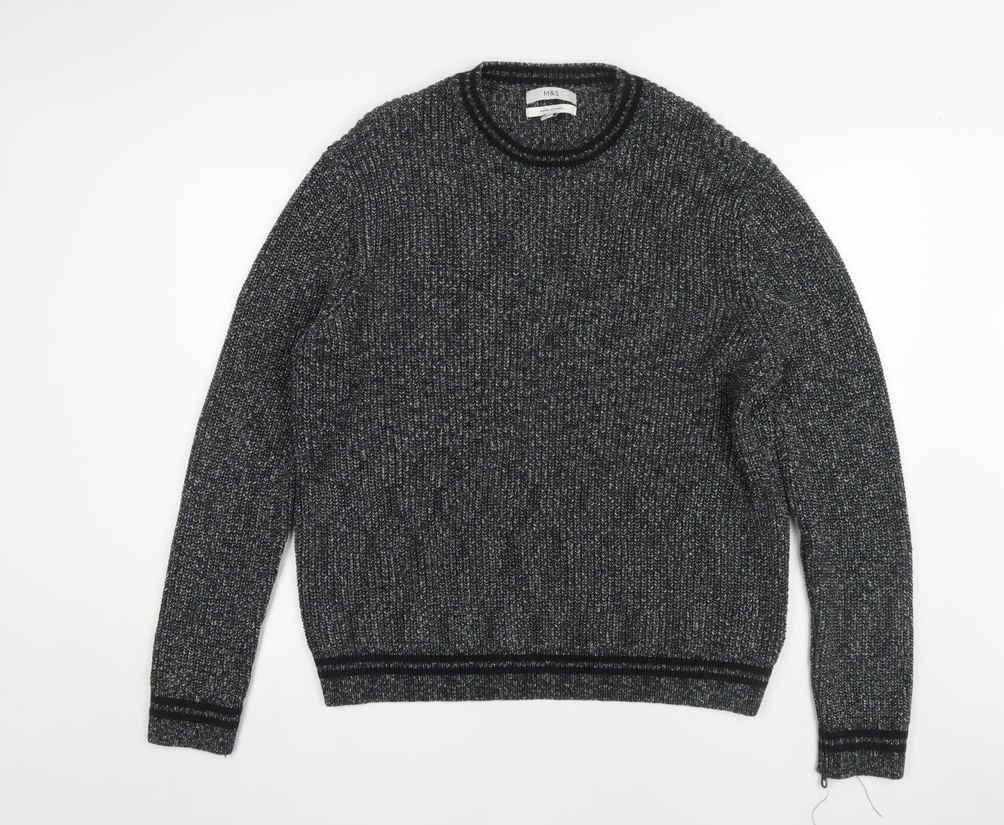 Marks and Spencer Men's Grey XL Pullover Jumper