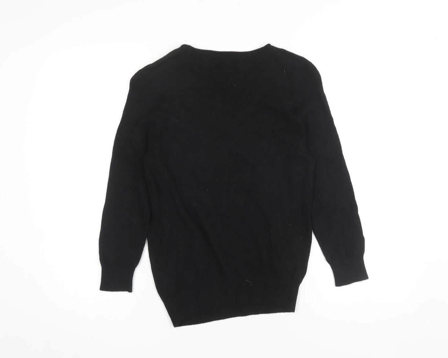 Womens UK Size 2 Karen Millen Black Pullover Jumper