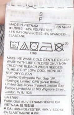 Gap Women's Grey Crew Neck Pullover Jumper, Size S