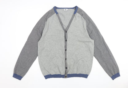 Kin by John Lewis Men's Grey Cardigan 2XL