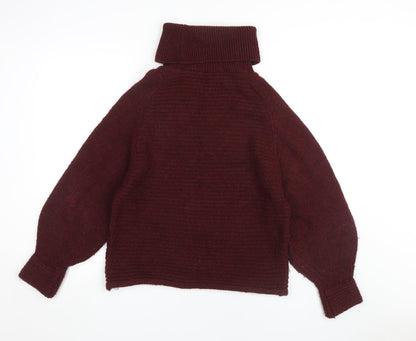 Womens UK Size M MNG Red Pullover Jumper