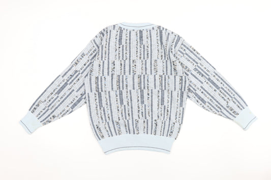 Pierre Sangan Men's Multicoloured Pullover Jumper M