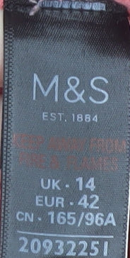 Womens UK Size 14 Marks and Spencer Pink Pullover Jumper