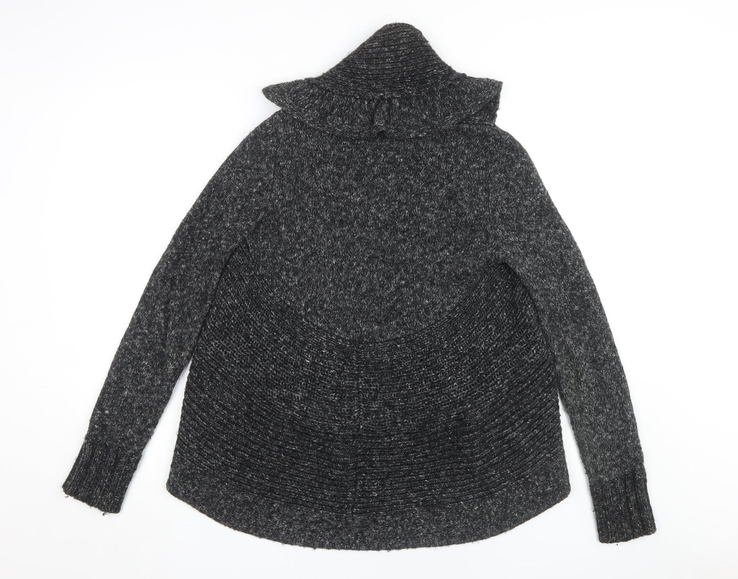 Laura Ashley Women’s Grey Cardigan, Size 8, Knit Style