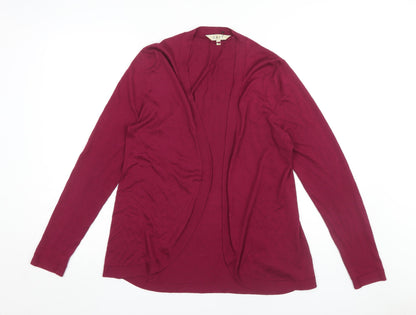 Womens UK Size 12 EAST Red Cardigan Jumper