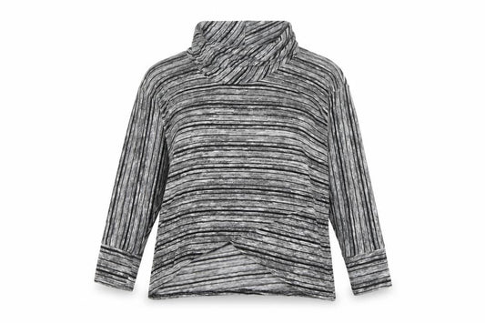 Womens UK Size 12 Saloos Grey Basic Blouse