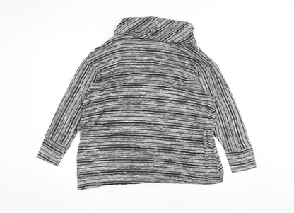 Womens UK Size 12 Saloos Grey Basic Blouse