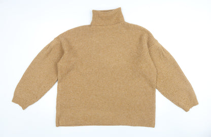 Friends Like These Women's L Beige Roll Neck Pullover