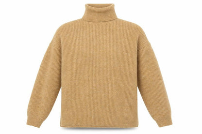 Friends Like These Women's L Beige Roll Neck Pullover