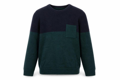 Mens UK Size M Blue Inc Multicoloured Pullover Jumper