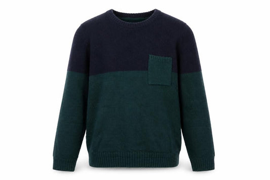 Mens UK Size M Blue Inc Multicoloured Pullover Jumper