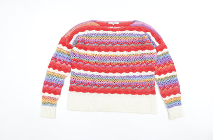 Womens UK Size S NEXT Multicoloured Pullover Jumper