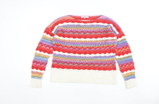 Womens UK Size S NEXT Multicoloured Pullover Jumper