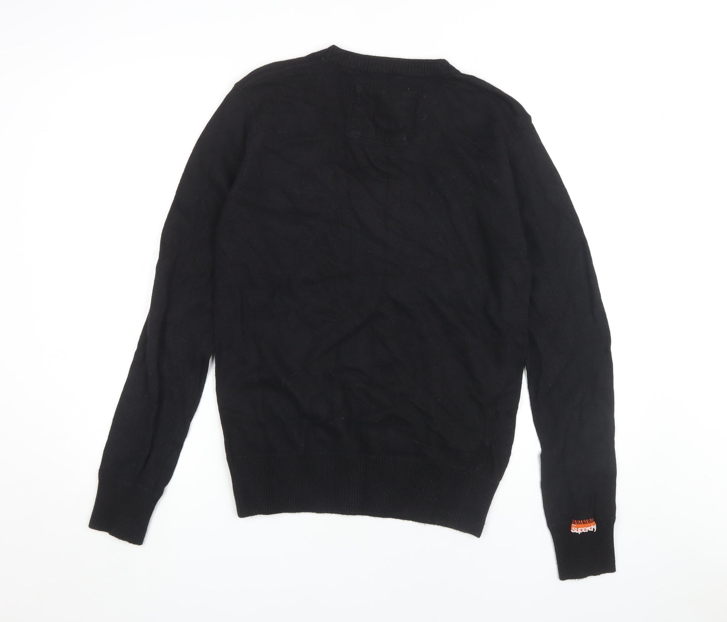 Superdry Men's Black V-Neck Pullover M