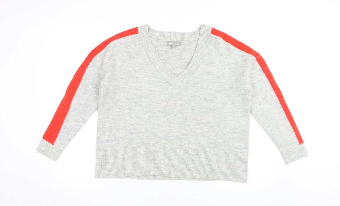 Womens UK Size 10 ASOS Grey Pullover Jumper