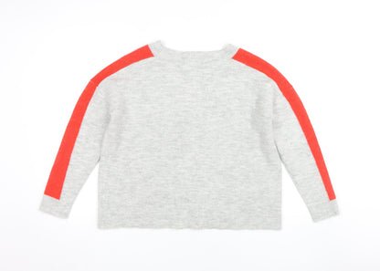 Womens UK Size 10 ASOS Grey Pullover Jumper