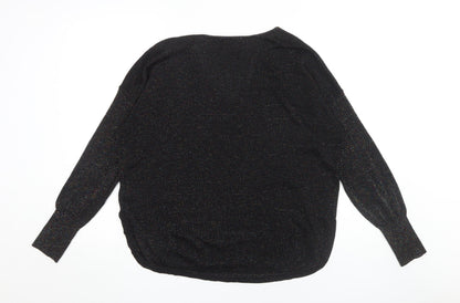 Womens UK Size L Oasis Black Pullover Jumper