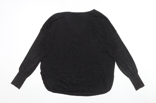 Womens UK Size L Oasis Black Pullover Jumper