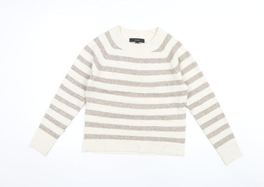 Womens UK Size XS VERO MODA Beige Pullover Jumper