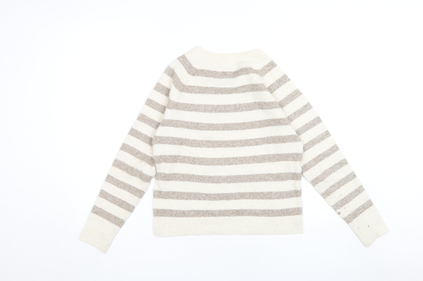 Womens UK Size XS VERO MODA Beige Pullover Jumper