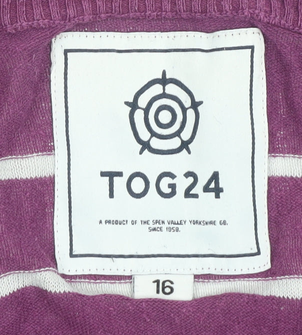 Womens UK Size 16 TOG24 Purple Pullover Jumper