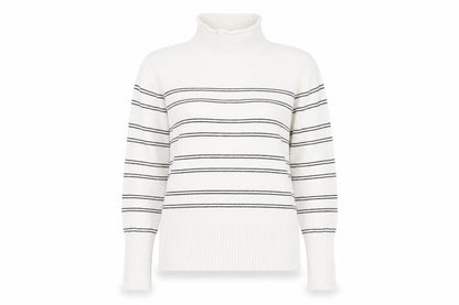 Womens UK Size M French Connection White Pullover Jumper